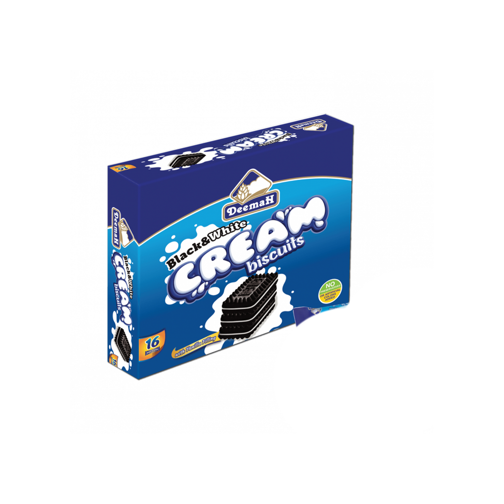 Image of Deemah Black & White Cream Biscuits 432g