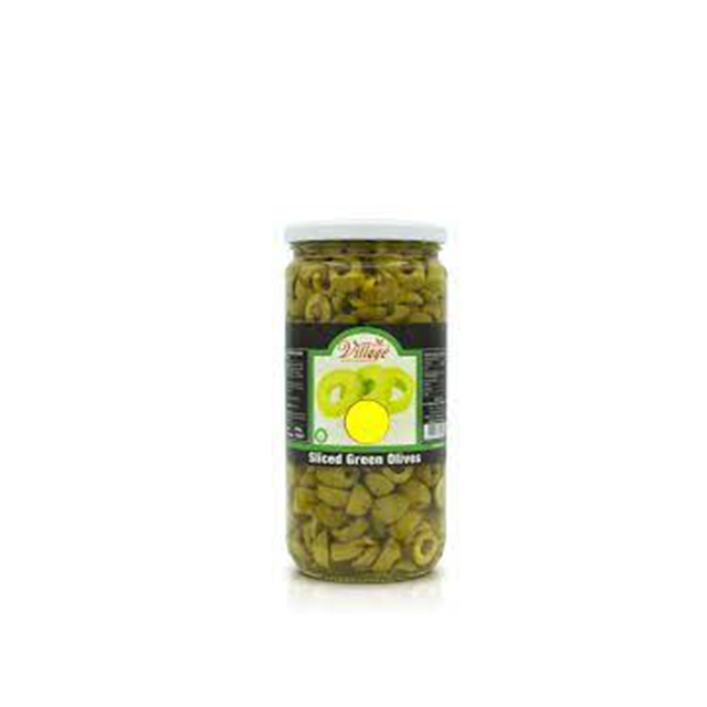 Image of Village Sliced Green Olives 690G