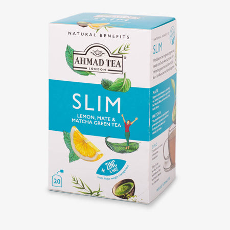 Image of Ahmad Tea Slim Lemon Mate & Matcha Green 20 Bags
