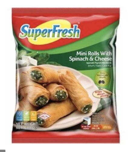 Image of Super Fresh Mini Roll With Spinach And Cheese 500G