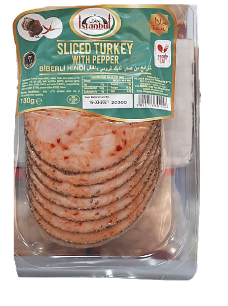 Image of Istanbul Sliced Turkey With Pepper 130G