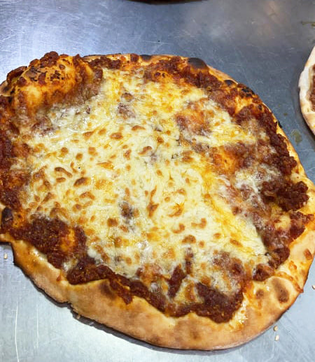 Image of Muhammara Manakish With Cheese