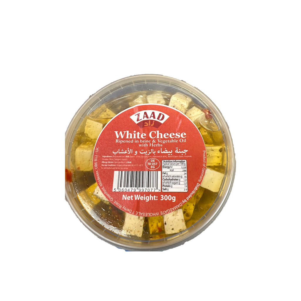 Image of Zaad White Cheese Ripened In Brine & Vegetable Oil With Herbs 300g