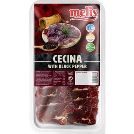 Image of Melis Cecina with black pepper 100G