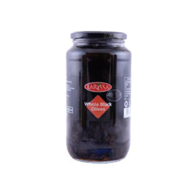 Image of Larissa Whole Black Olives 935g