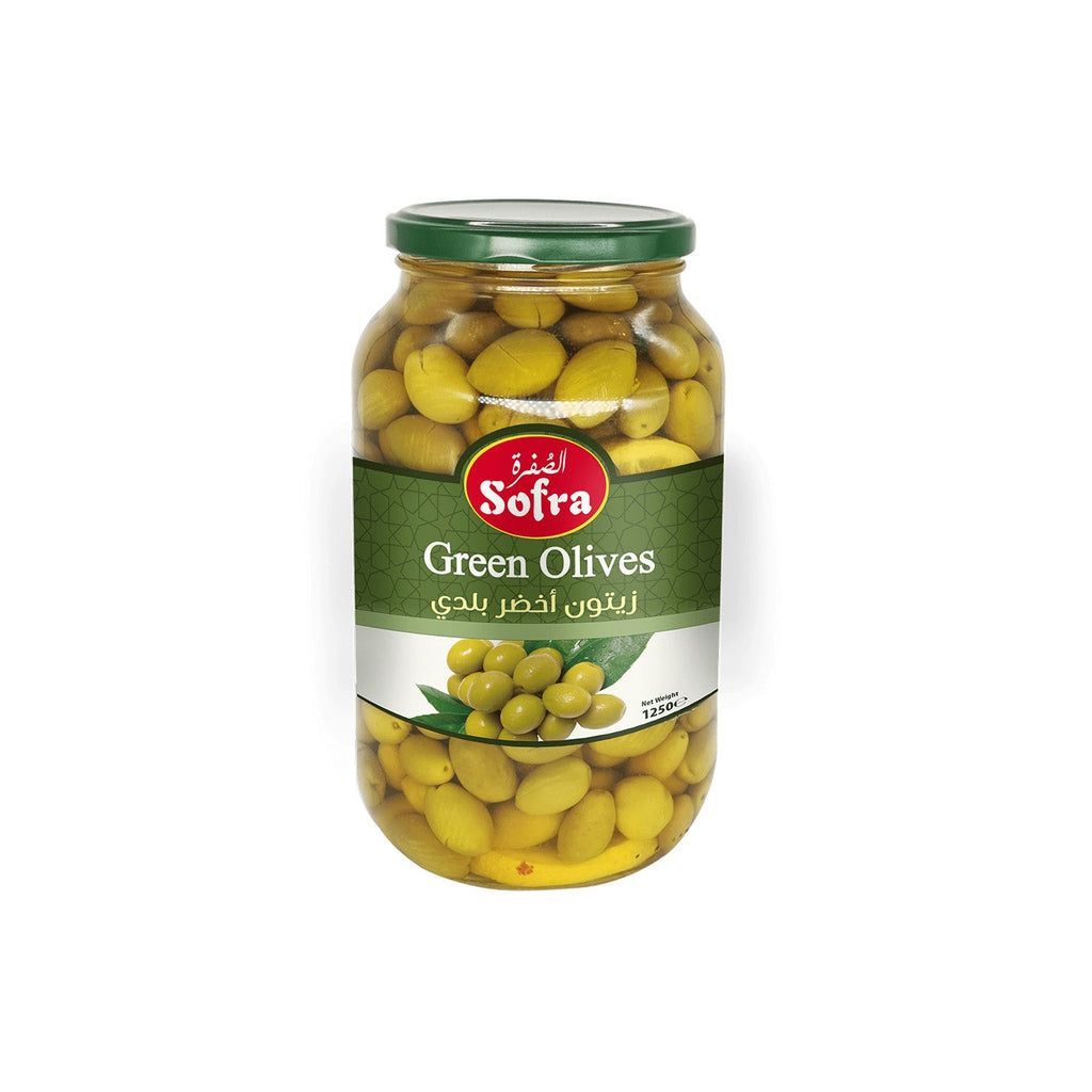 Image of Sofra Green Olives 1250g