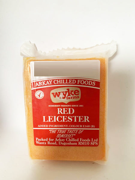Image of Arkay Wyke Farms Farmhouse red leicester Cheese 150g
