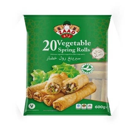 Image of Zaad vegetable spring rolls 600g