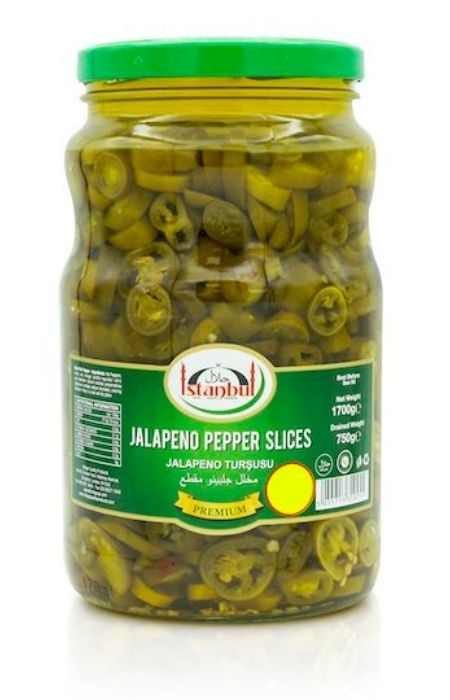 Image of Istanbul jalapeno pepper slices 680g