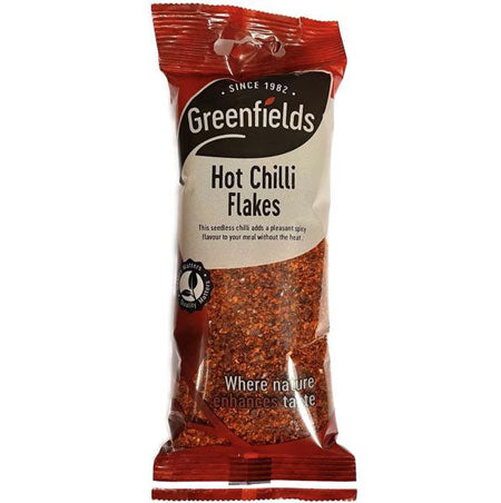 Image of Greenfield hot chilli flakes 75g