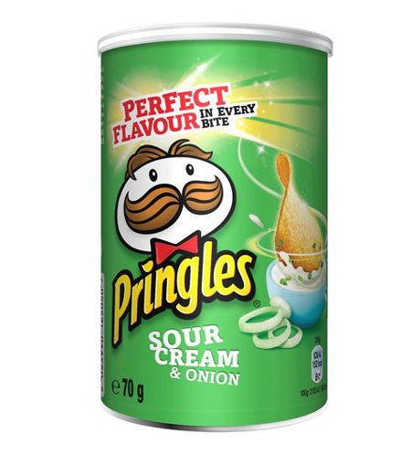 Image of Pringles sour cream and onion 70g