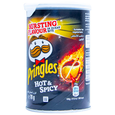 Image of Pringles hot & spicy 70g