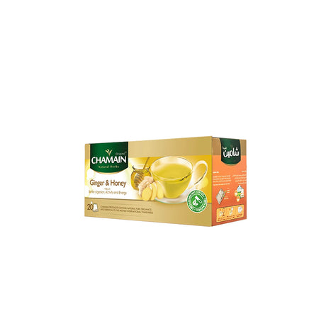 Image of Chamain Ginger & Honey Tea 20 Bags