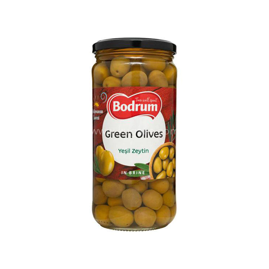 Image of Bodrum Whole Green Olives 680g