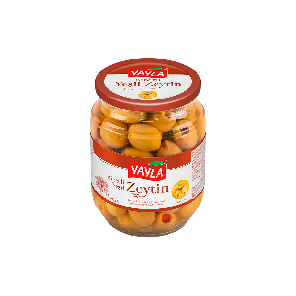 Image of Yayla Zeytin Biberli Yesil 650g