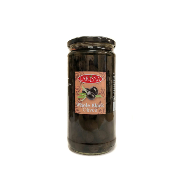 Image of Larissa Whole Black Olive 935g