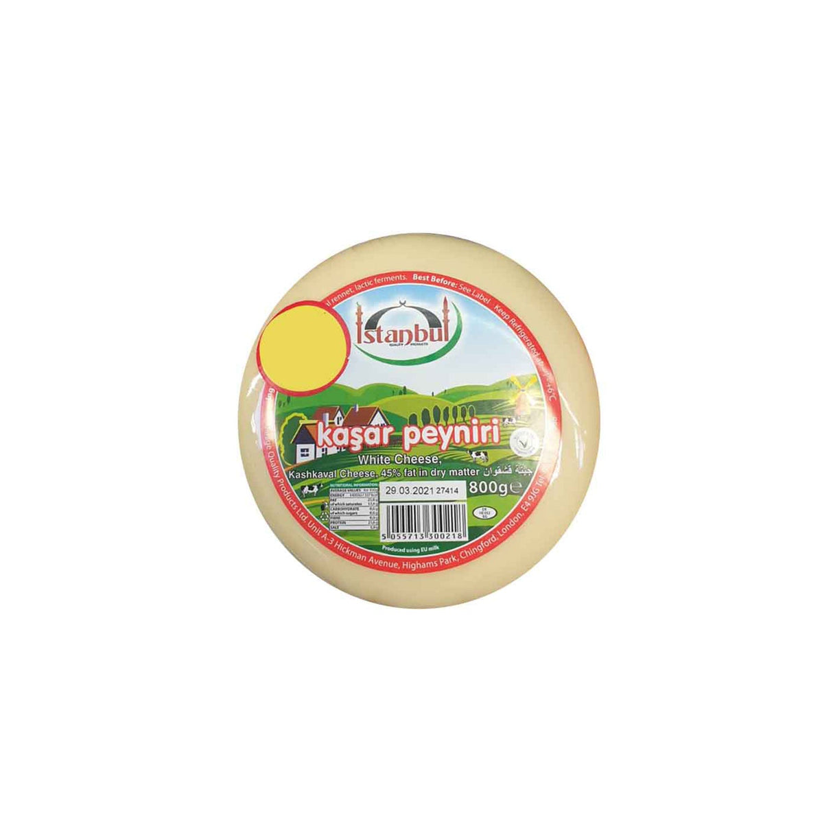 Image of Istanbul Kasar Peyniri 800g