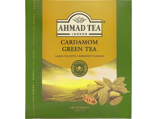 Image of Ahmad Tea Cardamom Green Tea 100 Bags