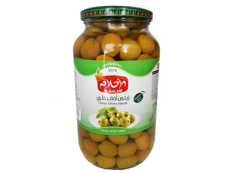 Image of Al Ahlam Green Olives Halabi 1.3Kg