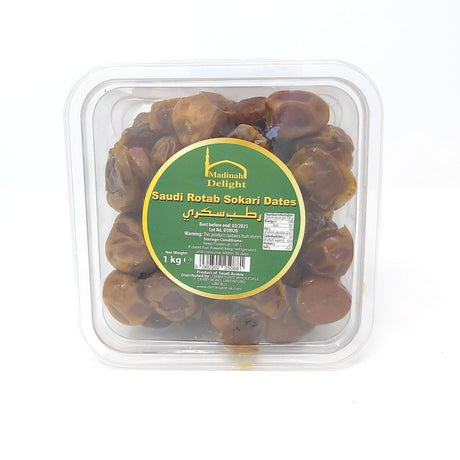 Image of Al Madinah Delight Saudi Rotab Sokari Dates 1KG