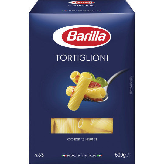 Image of Barilla Tortiglioni 500g