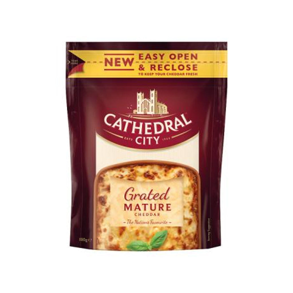 Image of Cathedral City Grated Cheddar 180g