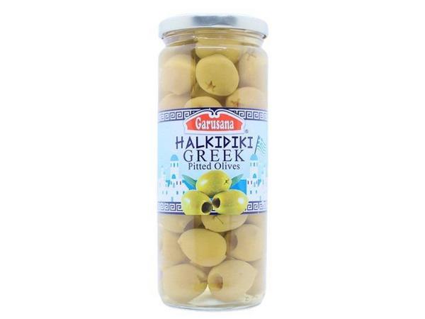 Image of Garusana Green Greek Pitted Olives 212G