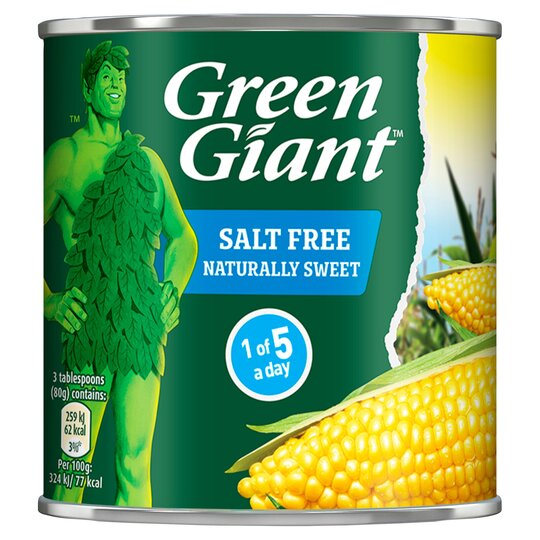 Image of Green Giant Sweetcorn Salt Free 340g