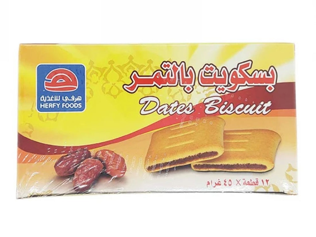 Image of Herfy Foods Dates Biscuits 12PCS X 45g