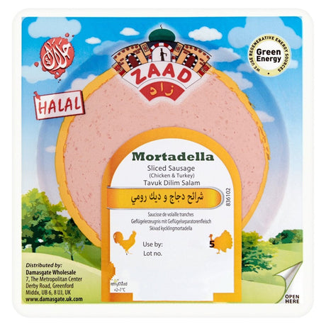 Image of Zaad Mortadella Chicken & Turkey 200g