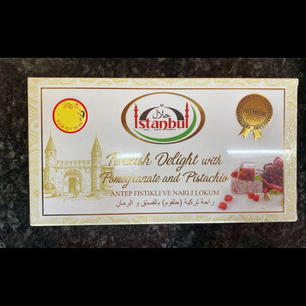 Image of Istanbul Turkish Delight Pomegranate with pistachio 350G