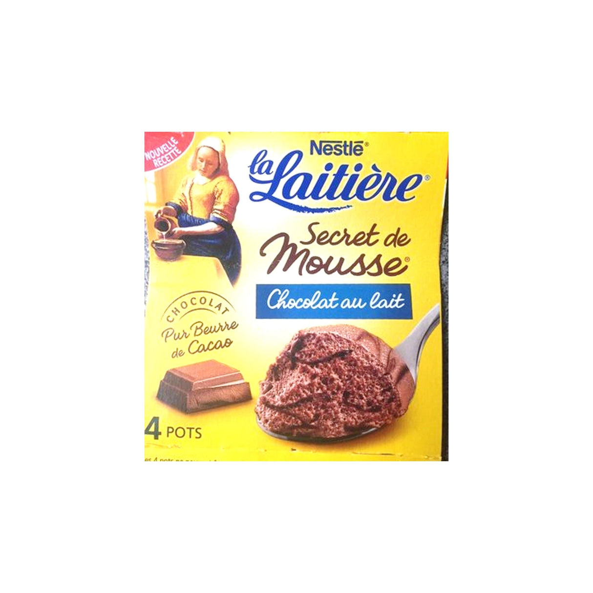 Image of Nestle La Laitiere Chocolat Au Lait 4x59g