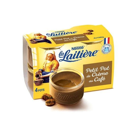 Image of Nestle La Laitiere Creme Café 4X100g