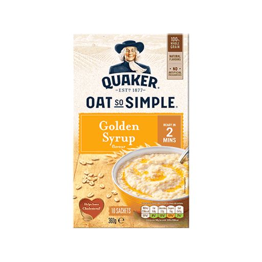 Image of Quaker Oat So Simple Golden Syrup 288g