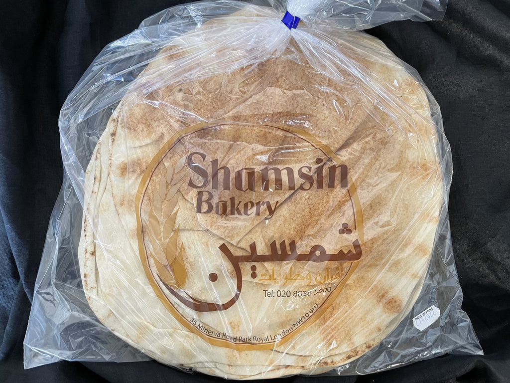 Image of Shamsin White Bread Large 5Pcs
