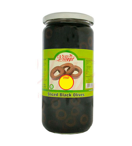 Image of Village Sliced Black Olives 690G