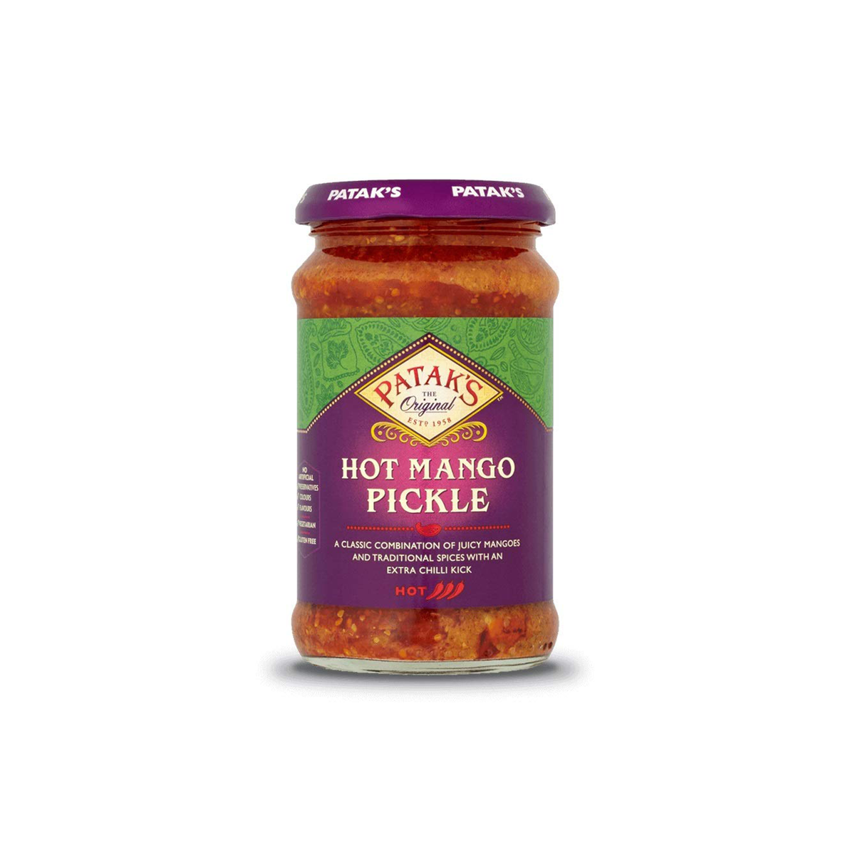 Image of Patak's Hot Mango Pickle 283g