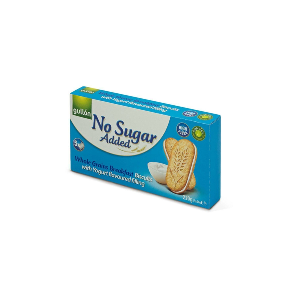 Image of Gullon Whole Grains Breakfast Biscuits With Yogurt Flavoured Suggar Free 220g