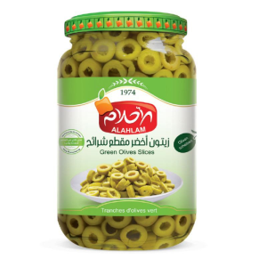 Image of Alahlam Green Olives Slices - 700g