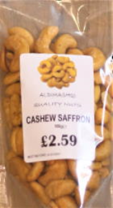 Image of Aldimashqi Quality Nuts Cashew Saffron - 180g