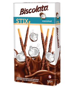 Image of Biscolata Stix Coconut - 32g