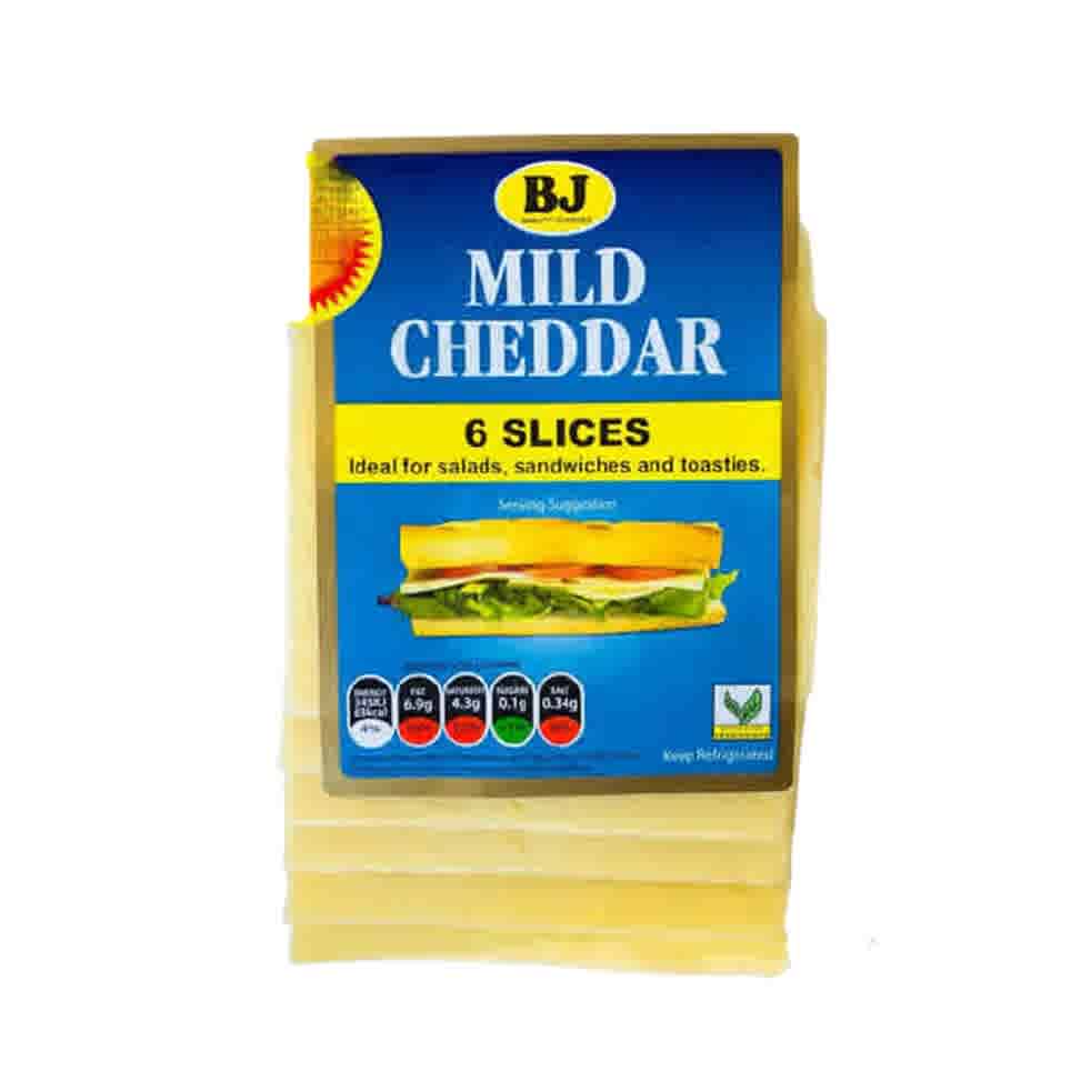 Image of Bj Mild Cheddar 6 Slices