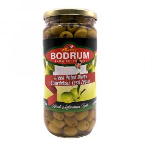 Image of Bodrum Green Pitted Olives - 330g