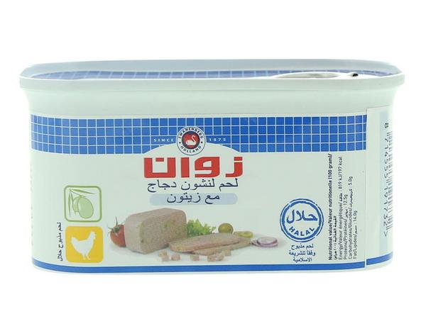 Image of Zwan Chicken Luncheon Halal With Olives 200G