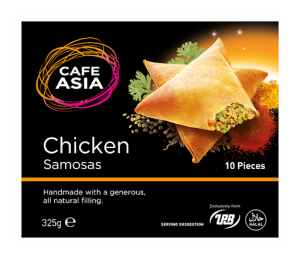 Image of Cafe Asia 10 Chicken Samosas - 325g