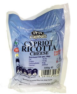 Image of Pag Cypriot Ricotta Cheese - 500g