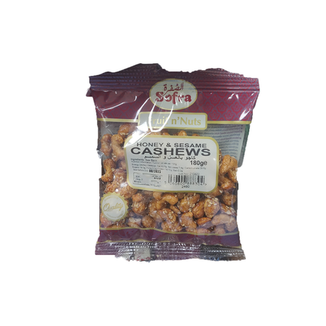 Image of Sofra Honey & Sesame Cashews 180g