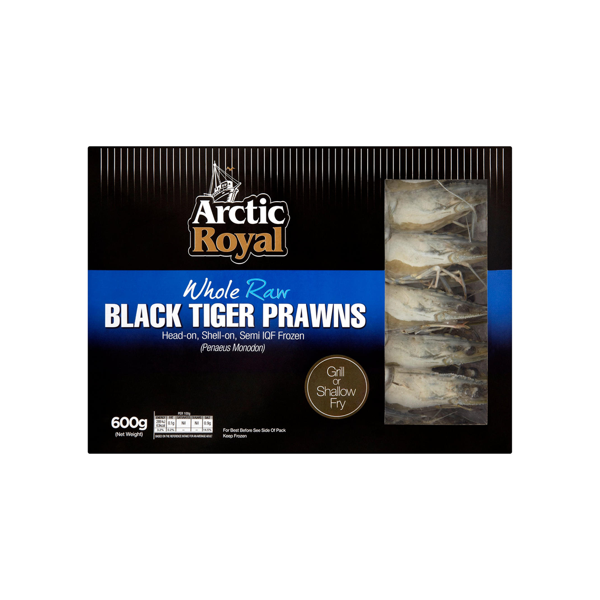 Image of Black Tiger Prawns 600g