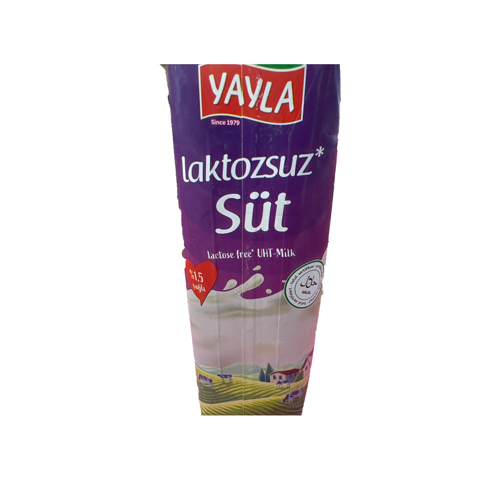 Image of Yayla Laktozsuz Sut 1L