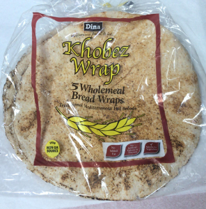 Image of Dina 5 Small Wholemeal Bread Wraps